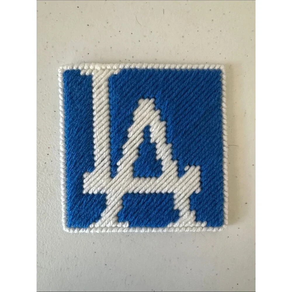 LA Dodgers Baseball Handmade Coasters Set Fan Gift Home Decor
